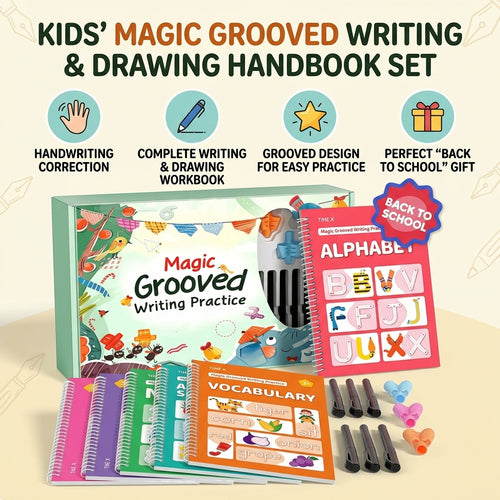 🔥Limited-time 50% off-Magic Grooved Copybook Writing Practice Set
