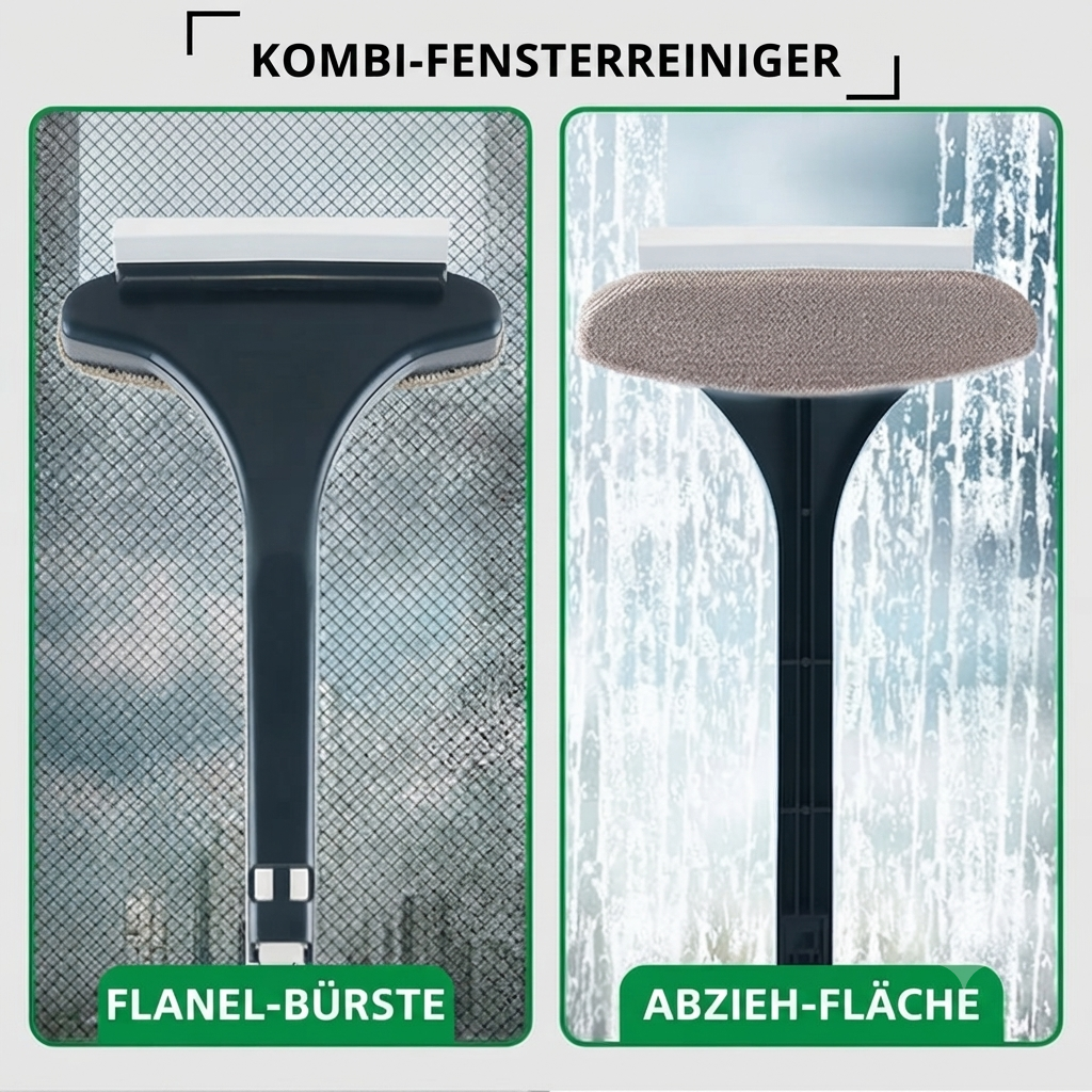 🔥2-in-1 Doppelseitige Bildschirm- und Glasreinigungsbürste