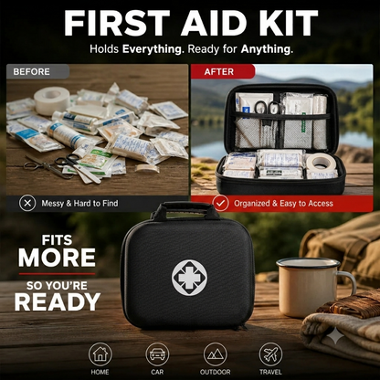 🔥26-Piece Portable First Aid Kit – Be Prepared for Every Emergency