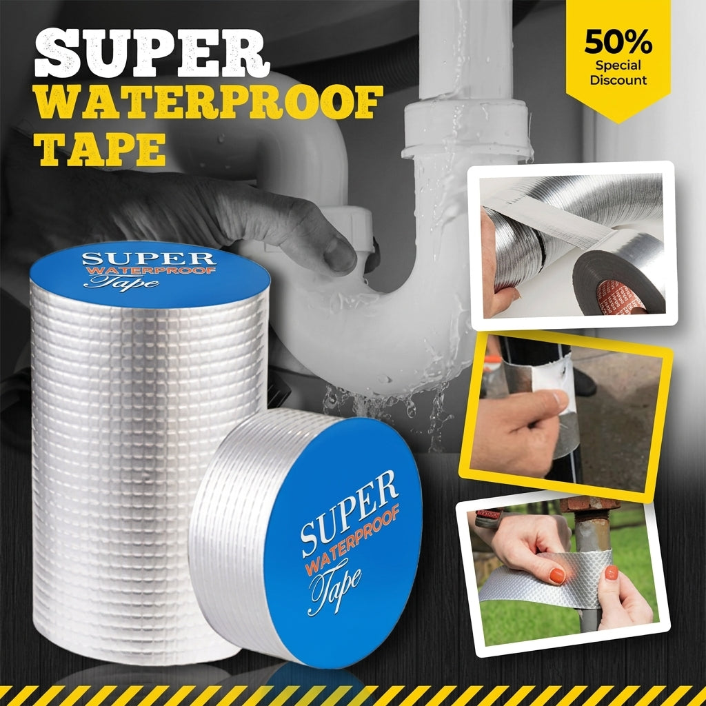 🎁Limited time 50% OFF⏳Strong Self-adhesive Aluminum Foil Waterproof Butyl Tape