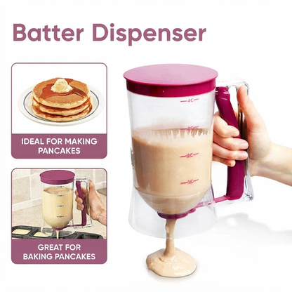 ✅Pancake Cupcake Batter Separator Cup Drip-Free Baking Tool