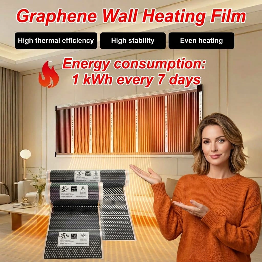 🔥3-Second Rapid Heating Honeycomb Graphene Far-Infrared Ceramic Wall Heater – Low Noise & Energy Efficient Indoor Wall Mount Heater
