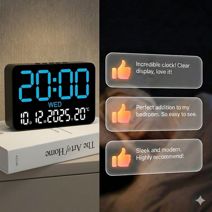 Multifunctional Digital Alarm Clock for Home & Office