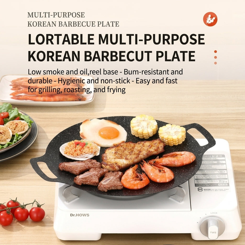 🔥🍖 Barbecue Grill Pan for Home & Outdoor Camping