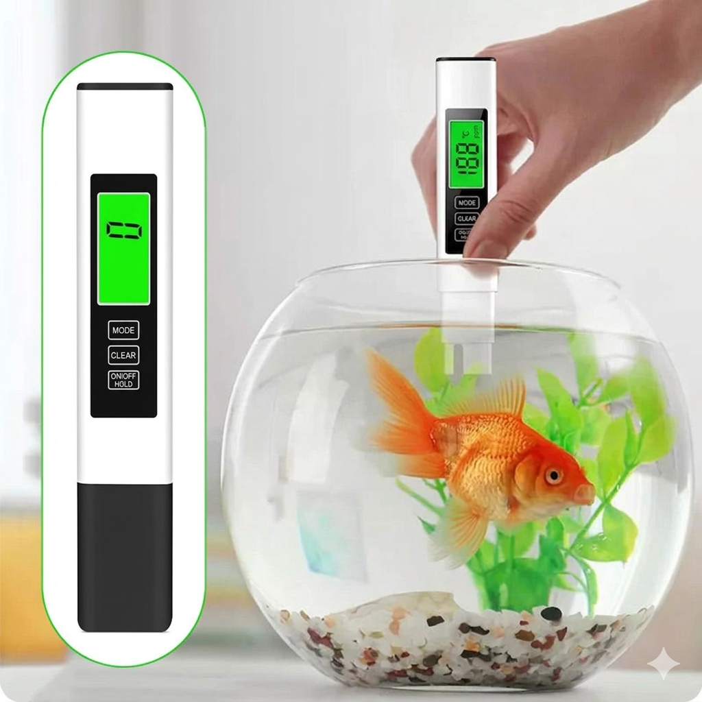 3-in-1 Digital Water Quality Tester Pen - Accurate TDS EC Temperature Detector for Drinking Water, Aquarium, Travel & Home Use