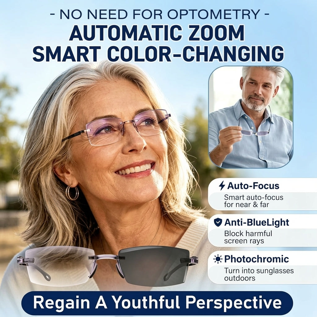 ❤️Smart Auto-Focus Reading Glasses | Delivering a clear visual experience 👓
