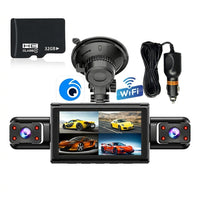 Triple Camera (Front + Left + Right)+32GB Memory Card.