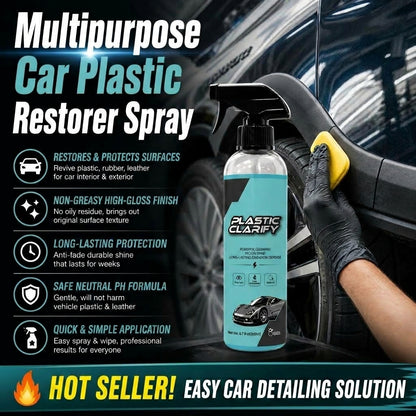 🔥Multipurpose Efficient Car Plastic Restorer Spray
