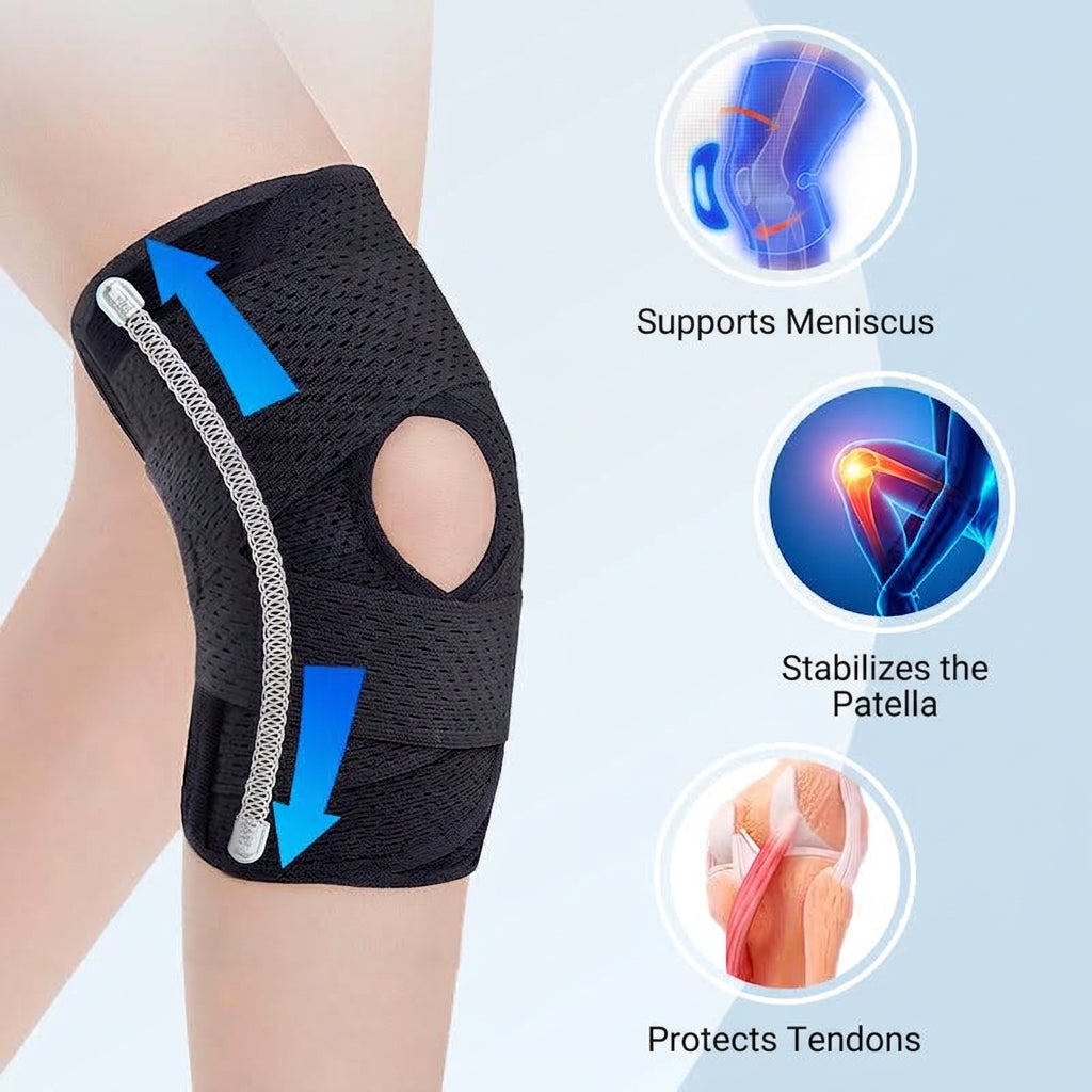 🏃🦵 Breathable Meniscus Knee Pads | Support & Pain Relief For Daily Movement👫