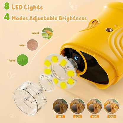 🔥Half Price For Today Only - Children’s Discovery Microscope – High-Definition 1000x Magnification: Begin Your Child’s Journey of Exploration