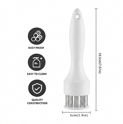 🔥50% OFF! Stainless Steel Meat Tenderizer Needle – Juicy Flavorful Steaks Every Time