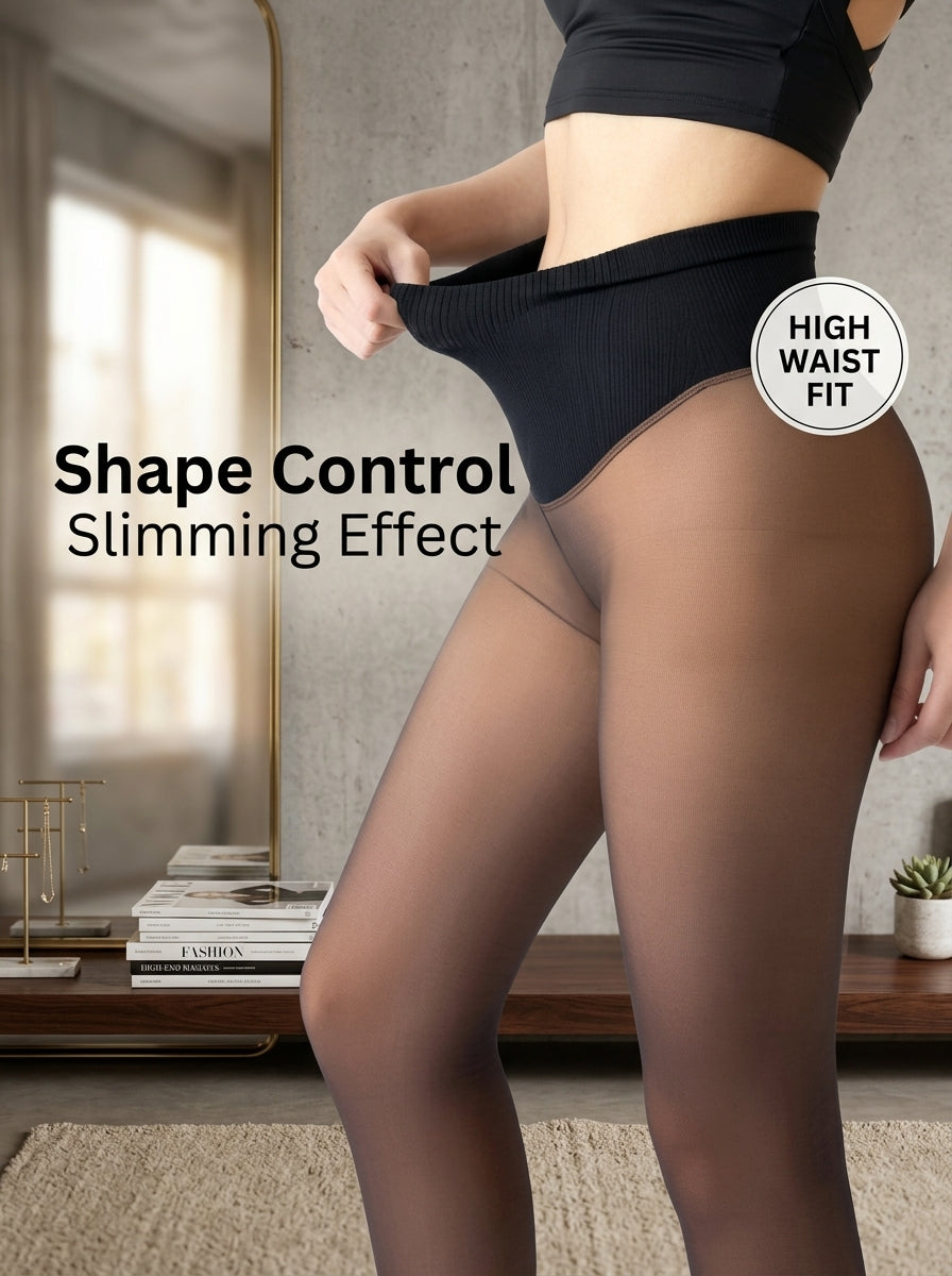 🔥✨Thermal-Effect Shaping Sheer-Look Leggings