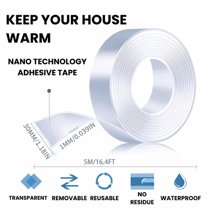 🔥Universal Door Gap Seal Tape – Draft, Dust & Bug Blocker