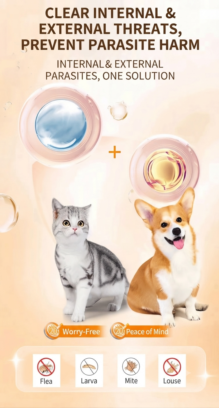 💊Safe Monthly Parasite Prevention For Young Cats & Dogs
