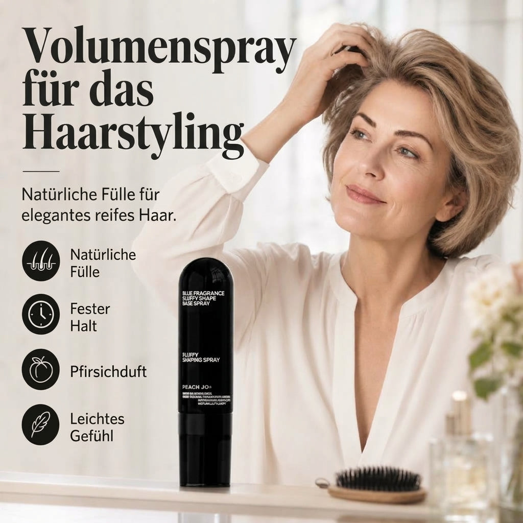 🔥🎁1 kaufen, 1 gratis erhalten🔥 Spray für voluminöses Haar – Volumen-Spray mit langanhaltendem Halt & Pfirsichduft