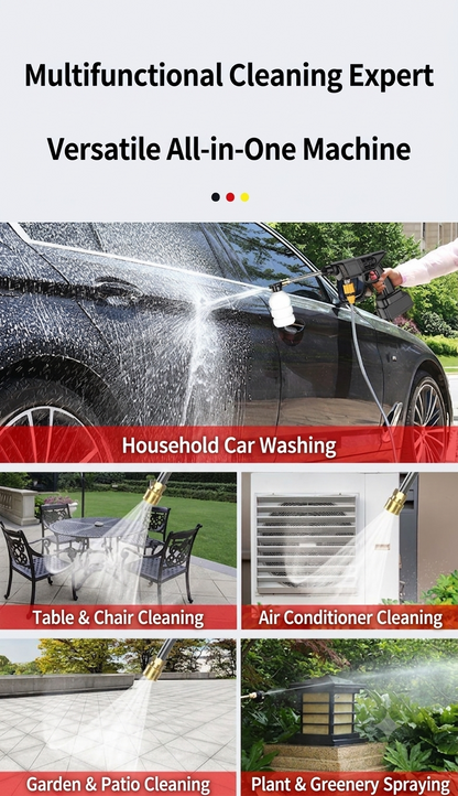 🔥Cordless High Pressure Water Gun | Portable & Powerful Cleaning Tool