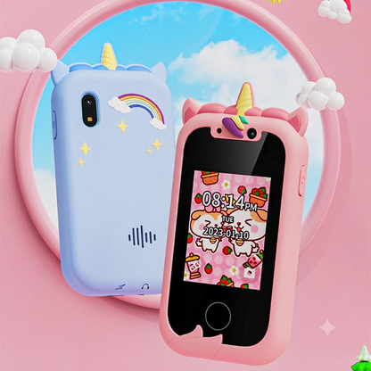🔥 2026 New Kids Smart Toy Phone with Dual Cameras Touch Screen, Educational Learning Cell Phone Mini Digital Camera, Early Learning Interactive Toy for Toddlers Children