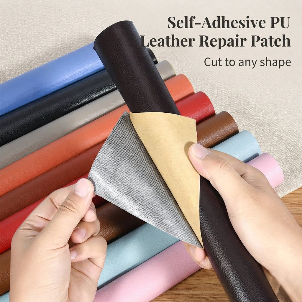 🚗  🩹  Self-Adhesive Leather Repair Patch Tape for Sofas & Car Seats