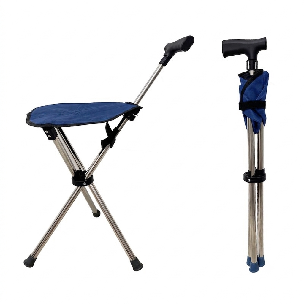 ✨Folding Portable Cane Chair: The Best Gift for Seniors