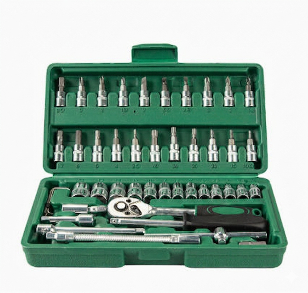 🔥46 IN 1 Ratchet Socket Kit | Veteran Mechanic Pick for All Repair Work