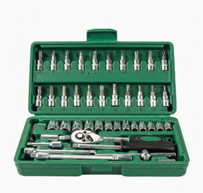 🔥46 IN 1 Ratchet Socket Kit | Veteran Mechanic Pick for All Repair Work