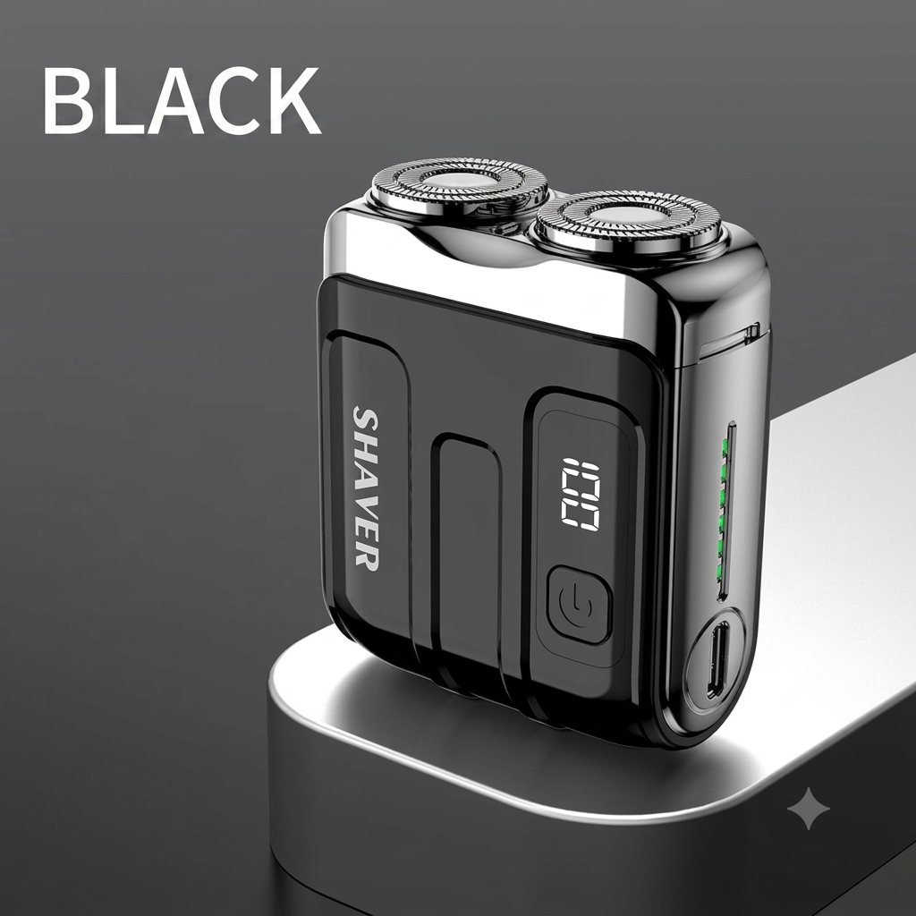 🔥 Limited Discount Mini German Electric Shaver for Men, Pocket Portable Travel Cordless Facial Razor, Powerful Motor Compact Shaving Tool for Business Trip