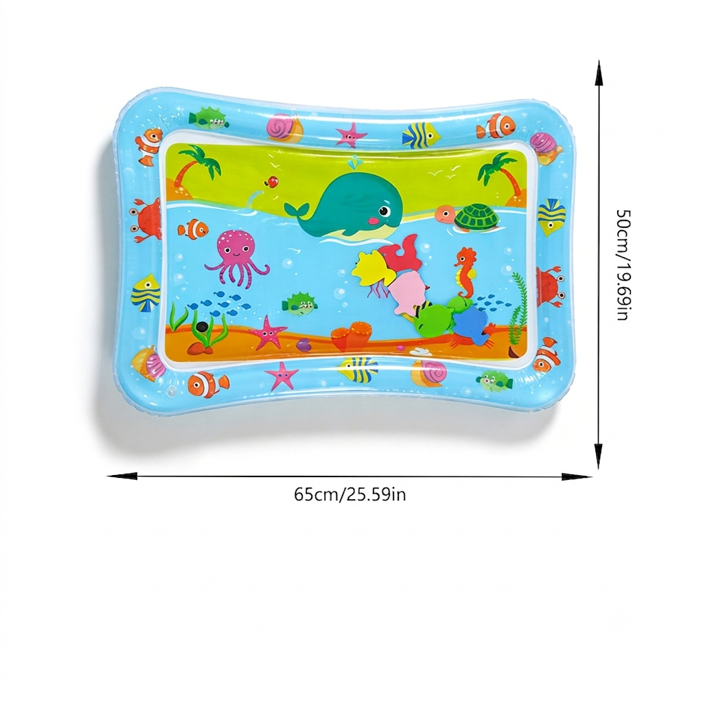 🐱 Interactive Cooling Water Sensory Play Mat – Keep Indoor Cats Cool, Active & Entertained