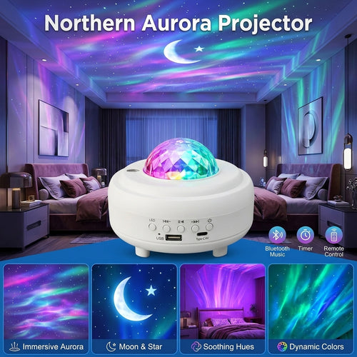 🌌 Half-price offer!✨Northern Lights Projector