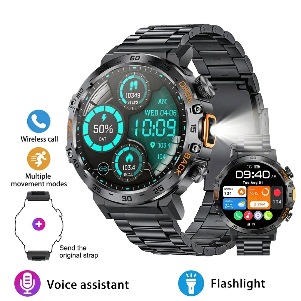 ⌚ 50% Off! 🏃 Multifunctional Outdoor Smartwatch — Fitness Tracking & Rugged Durability ✨