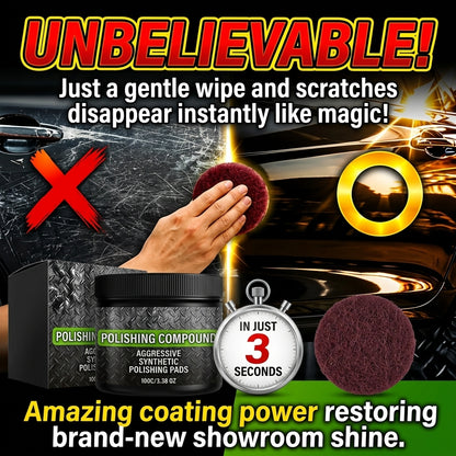 🪑Furniture Polishing Paste, Gentle Cleaning, Restoration & Gloss Maintenance, Multi-Material Furniture Care Cream