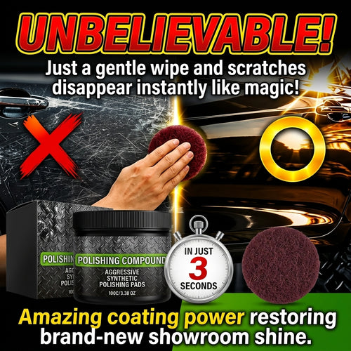 🪑Furniture Polishing Paste, Gentle Cleaning, Restoration & Gloss Maintenance, Multi-Material Furniture Care Cream