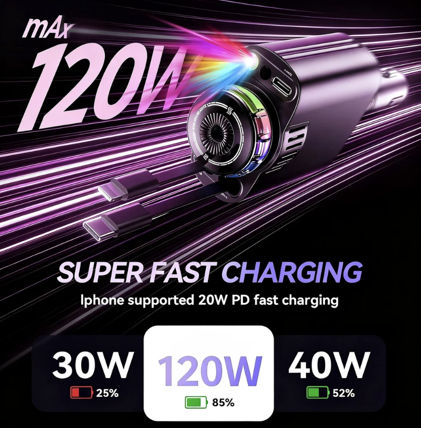 💕Turn Every Drive into a Luxury Experience with This 5 In 1 Car Charger