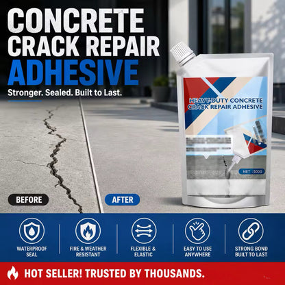🔥Limited time 50% OFF! 👷‍♂️ Heavy-Duty Concrete Crack Repair Adhesive