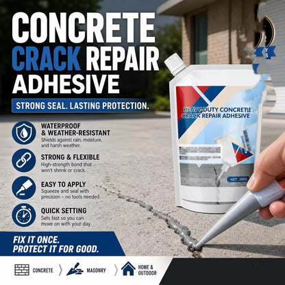 🔥Limited time 50% OFF! 👷‍♂️ Heavy-Duty Concrete Crack Repair Adhesive