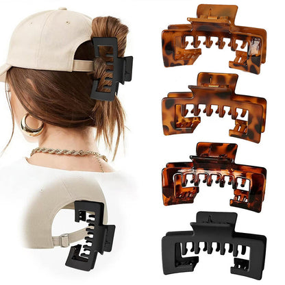 🔥Minimalist Hollow Square Hair Accessory For Women