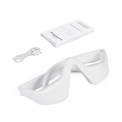 2-in-1 EMS Microcurrent & Red Light Eye Massage Beauty Instrument, At-Home Under-Eye Skin Tightening Tool for Dark Circles, Eye Bags, Wrinkles & Tired Eyes