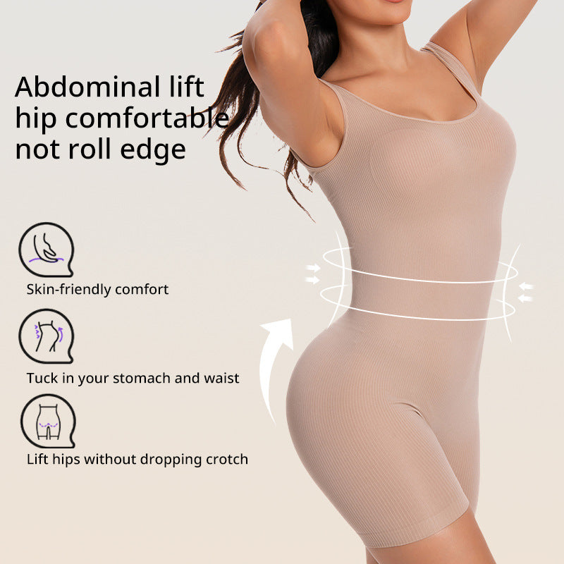 ✨【Buy one, get one free】Plus Size High Stretch Shaping Bodysuit | Tummy Control & Butt Lifting! Wear for Workout or As Outerwear