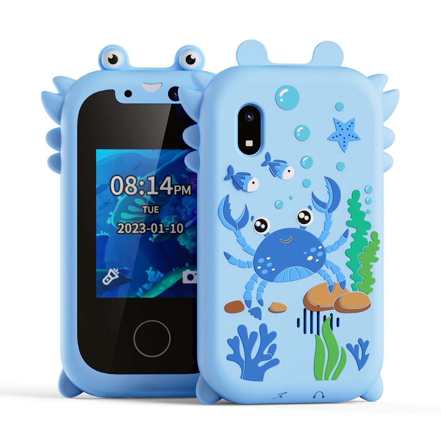 🔥 2026 New Kids Smart Toy Phone with Dual Cameras Touch Screen, Educational Learning Cell Phone Mini Digital Camera, Early Learning Interactive Toy for Toddlers Children