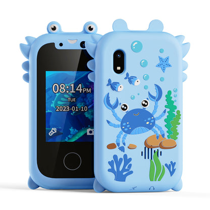 🔥 2026 New Kids Smart Toy Phone with Dual Cameras Touch Screen, Educational Learning Cell Phone Mini Digital Camera, Early Learning Interactive Toy for Toddlers Children