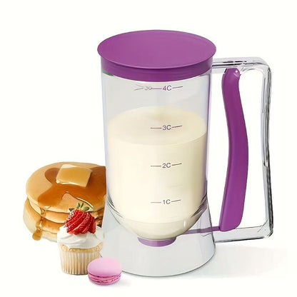✅Pancake Cupcake Batter Separator Cup Drip-Free Baking Tool