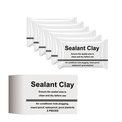 💥50% OFF 🧱 Waterproof Sealing Putty for A/C Pipe Wall Holes — 1 Box (6 Packs)