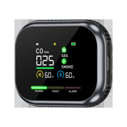 ⚠️6-in-1 Composite CO Detector，Suitable for home and RV safety