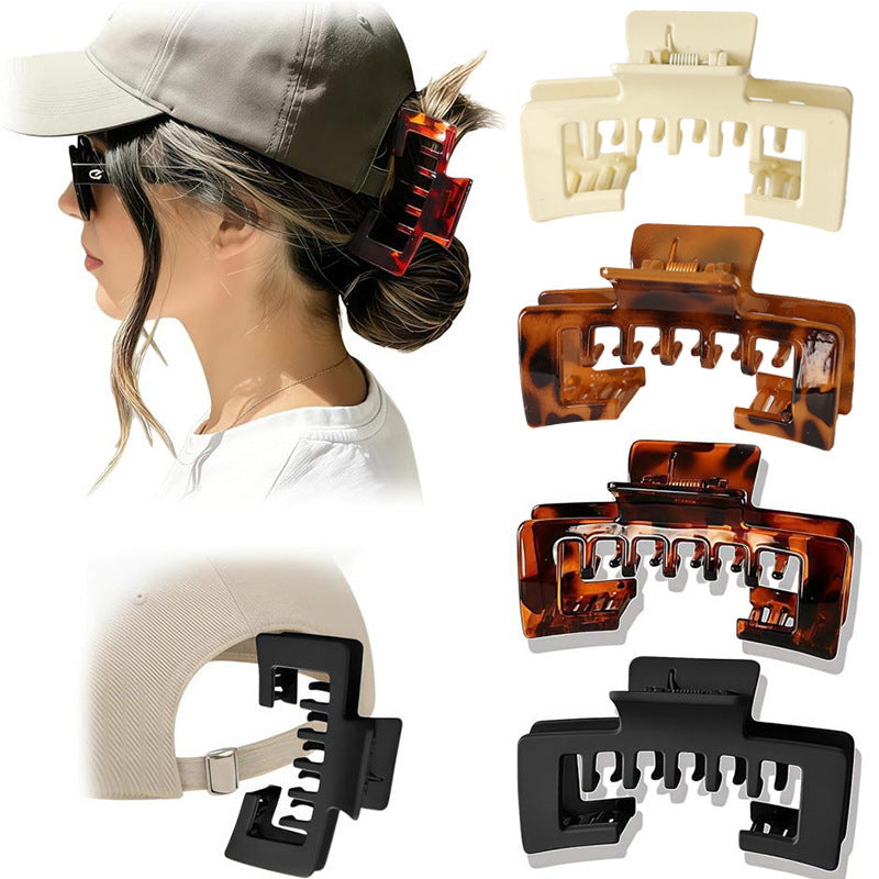 🔥Minimalist Hollow Square Hair Accessory For Women
