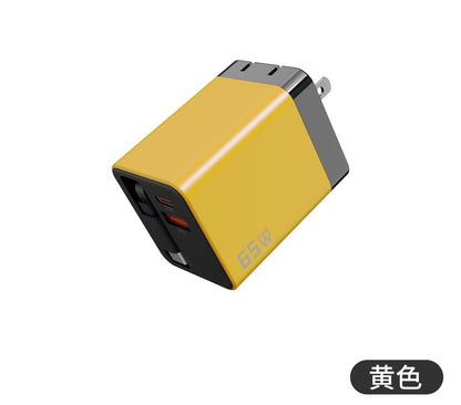 ⚡65W 3-in-1 Fast Charger with Retractable Cable – Charge Your Phone, Tablet & Laptop at the Same Time