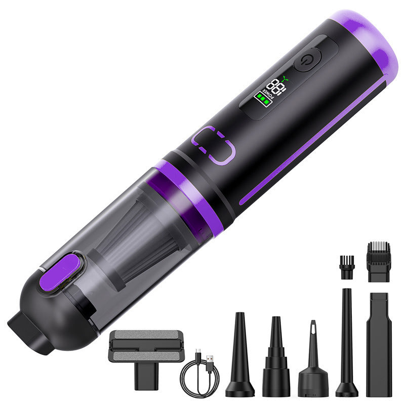 🥳2026 HOT SALE 50% OFF!🥳💞50K+ SOLD! 🚗💨  Portable Handheld Car Vacuum – Includes a variety of interchangeable nozzles🛡️✅