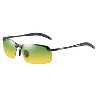Black frame day and night film+Includes an eyeglass case