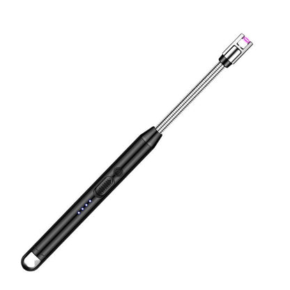 🔥Buy 1 Get 1 Free🔥360 Degree Flexible Arc Lighter Windproof Rechargeable Electric Lighter With LED Battery Indicator