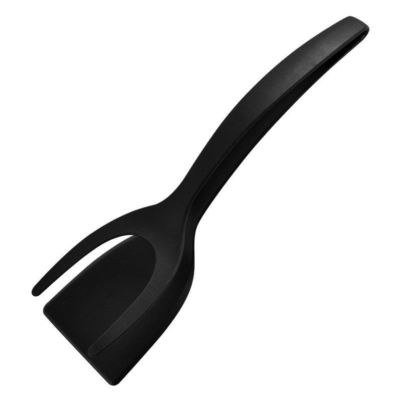 🍳 50% OFF NOW!🥩 2-in-1 Spatula Clip – Heat-Resistant Silicone & Non-Slip Handle