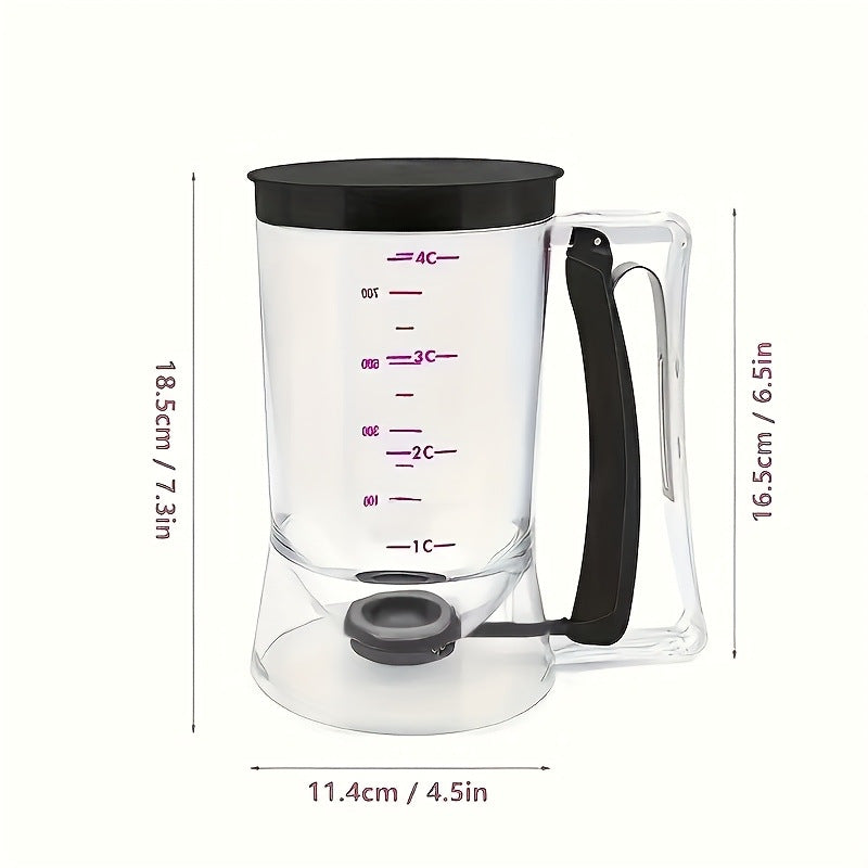 ✅Pancake Cupcake Batter Separator Cup Drip-Free Baking Tool