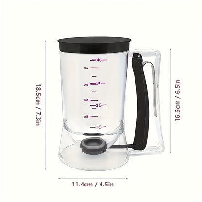 ✅Pancake Cupcake Batter Separator Cup Drip-Free Baking Tool